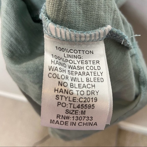 Umgee Floral Embroidered Jersey Puff Sleeve Dress - Picture 8 of 9